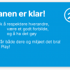 Skilt 5 - Banen er klar
