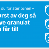 Skilt 3 - Ut av banen